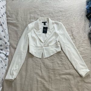 cropped blazer